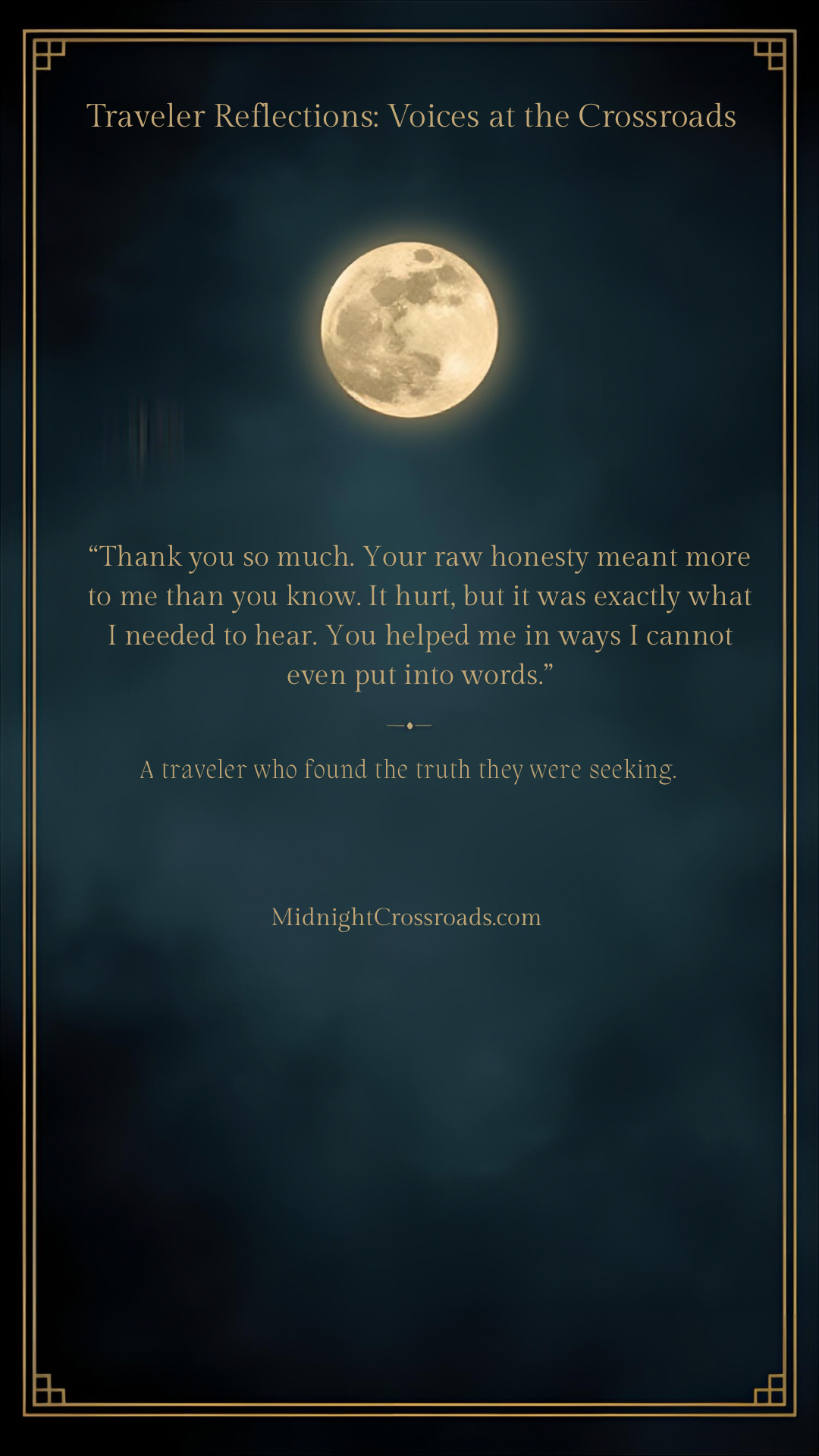 Traveler Reflection 444